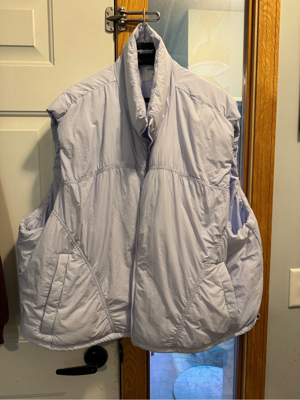Old Navy Light Lavender Women's Puffer Vest